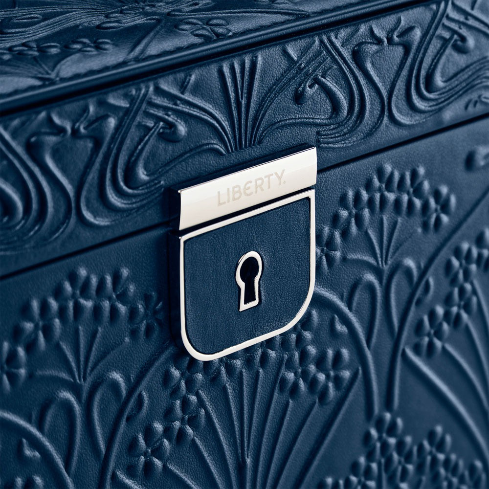 WOLF 1834 - WOLF X LIBERTY All Over Ianthe Large Jewelry Box - Navy