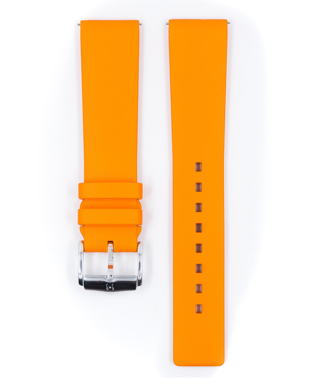 HIRSCH PURE Premium Caoutchouc Watchband 4053 88 - Orange