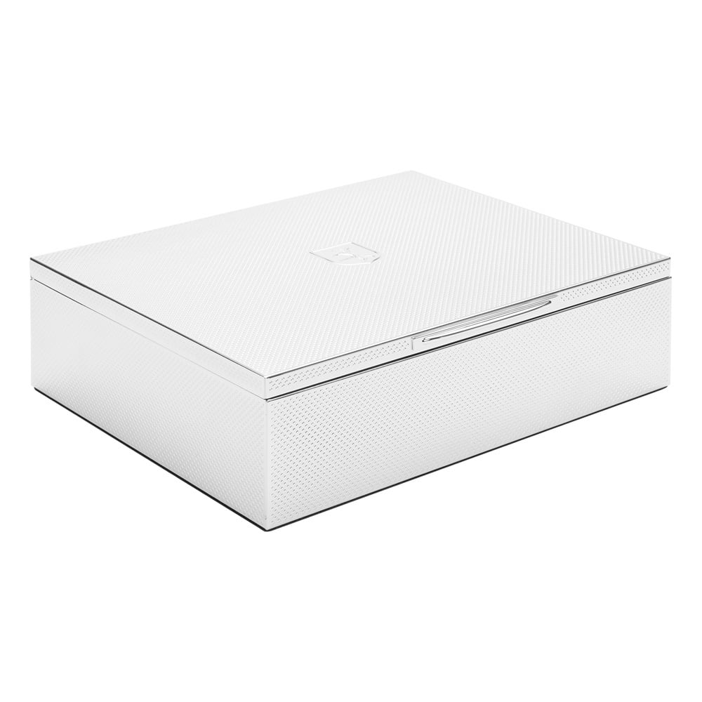 WOLF 1834 - Silver Medium Watch Jewelry and Legacy Box - Silver