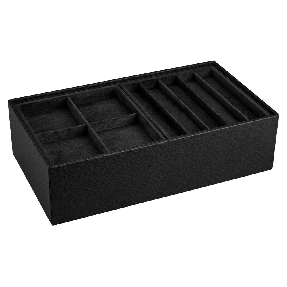 WOLF 1834 The Den 8 Piece Watch Winder Safe - Black - view 5