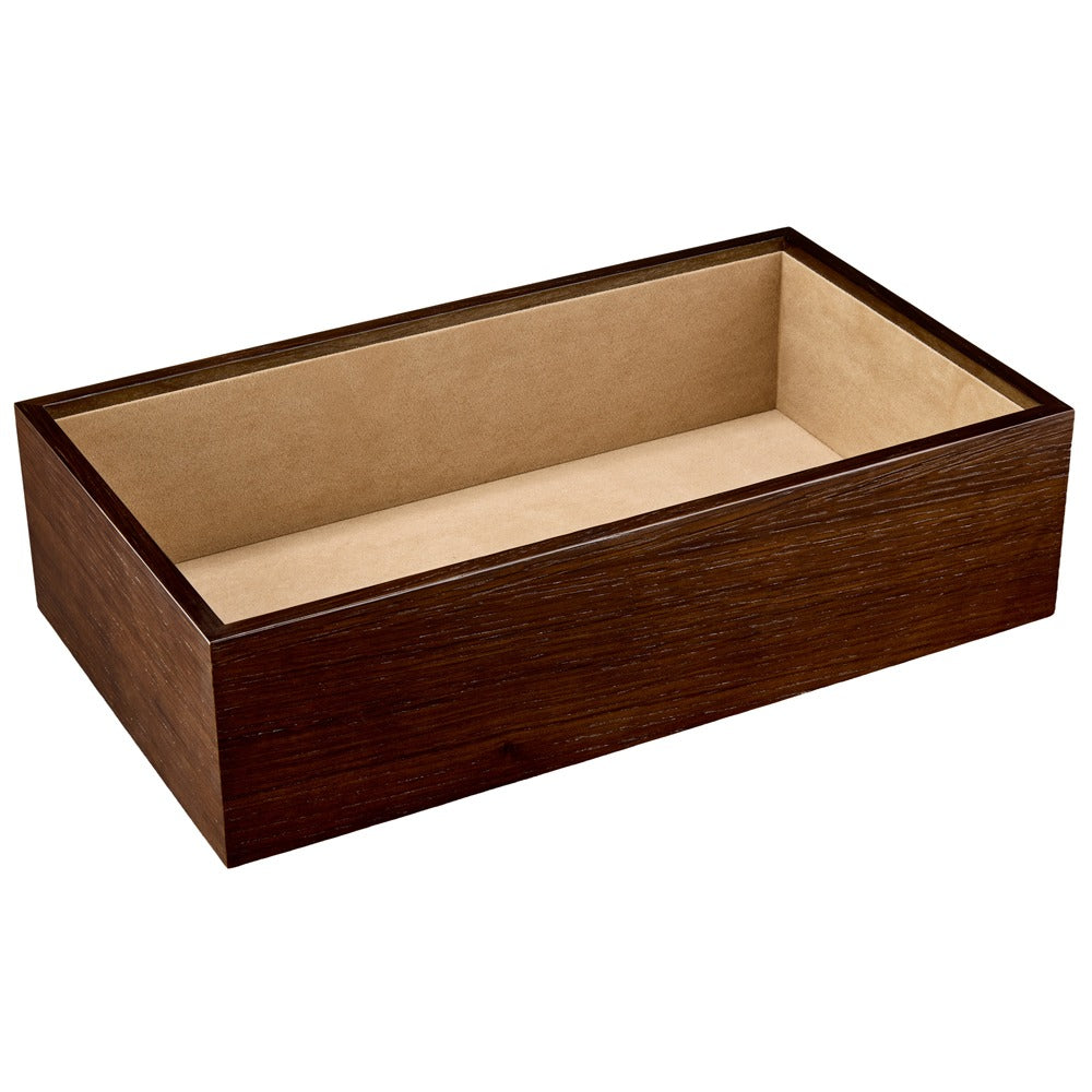 WOLF 1834 Vault Luxe Large Tray - Chestnut Veneer