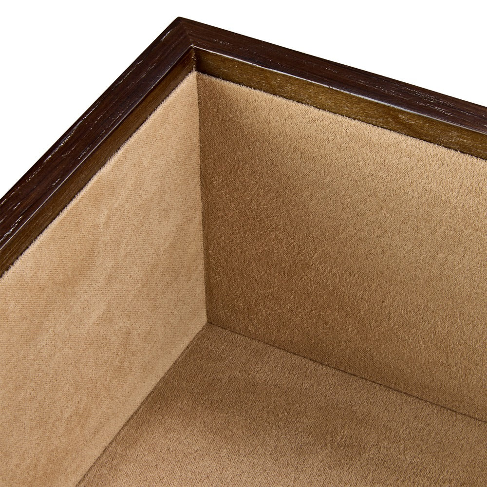 WOLF 1834 Vault Luxe Large Tray - Chestnut Veneer - view 2