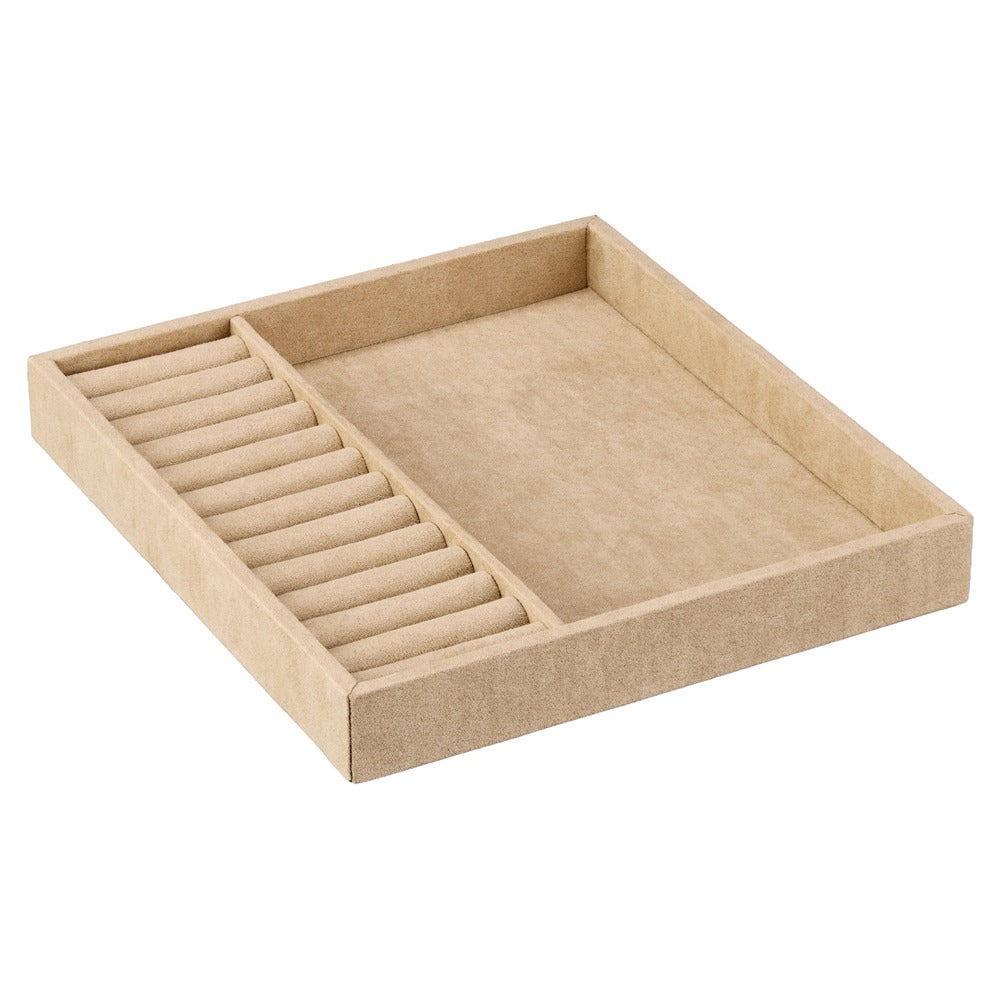 WOLF 1834 Vault Luxe Half Ring Multi Compartment Insert - Pewter - view 2