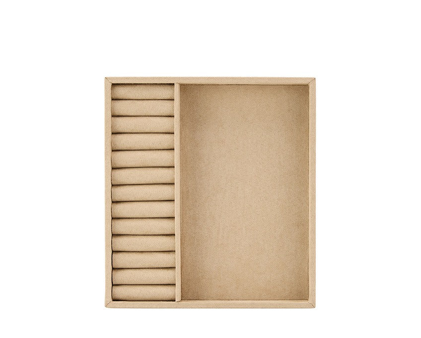 WOLF 1834 Vault Luxe Half Ring Multi Compartment Insert - Pewter - view 4