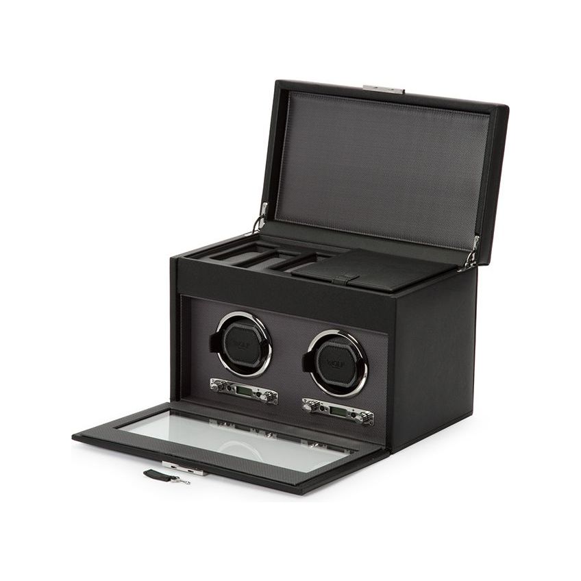 WOLF - Viceroy Double Watch Winder With Storage