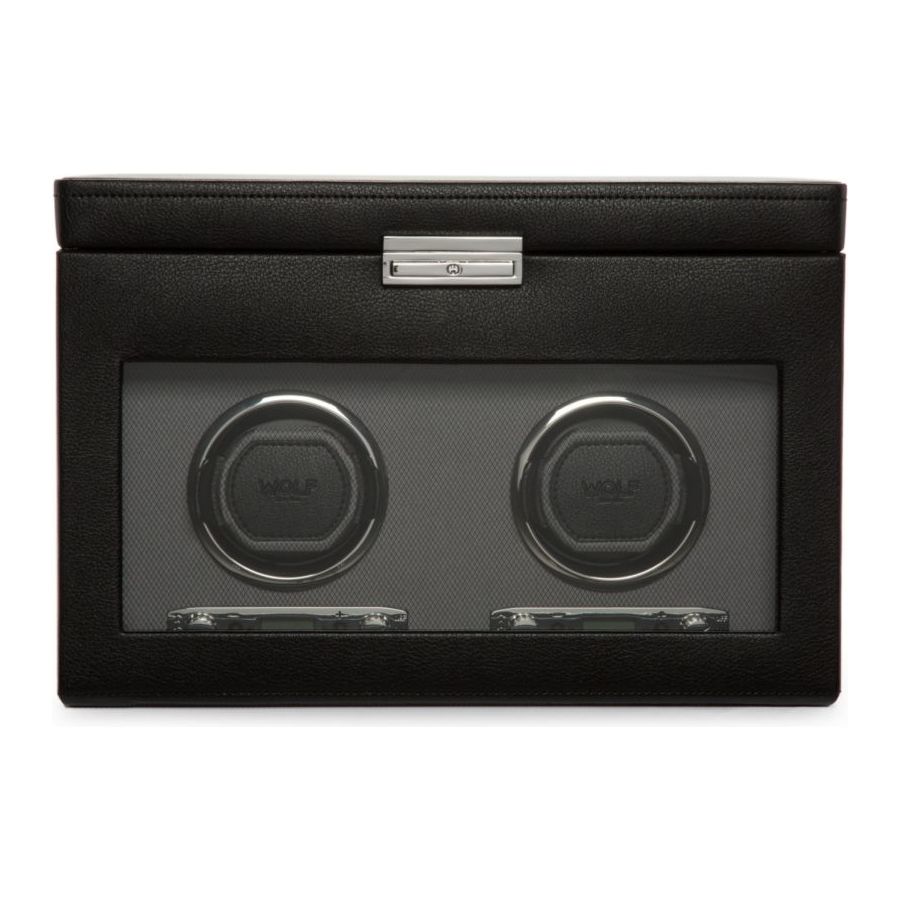 WOLF - Viceroy Double Watch Winder With Storage