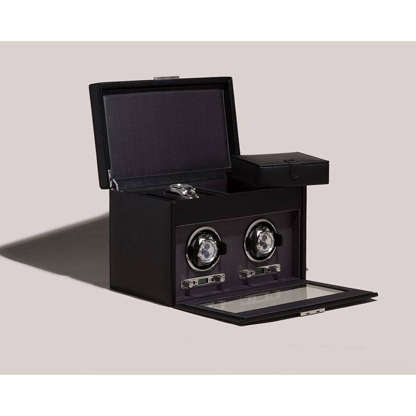 WOLF - Viceroy Double Watch Winder With Storage