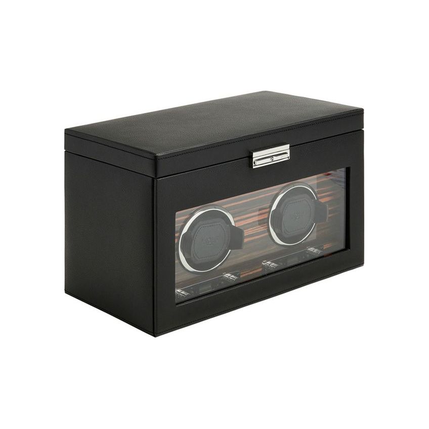 WOLF - Roadster Double Watch Winder With Storage