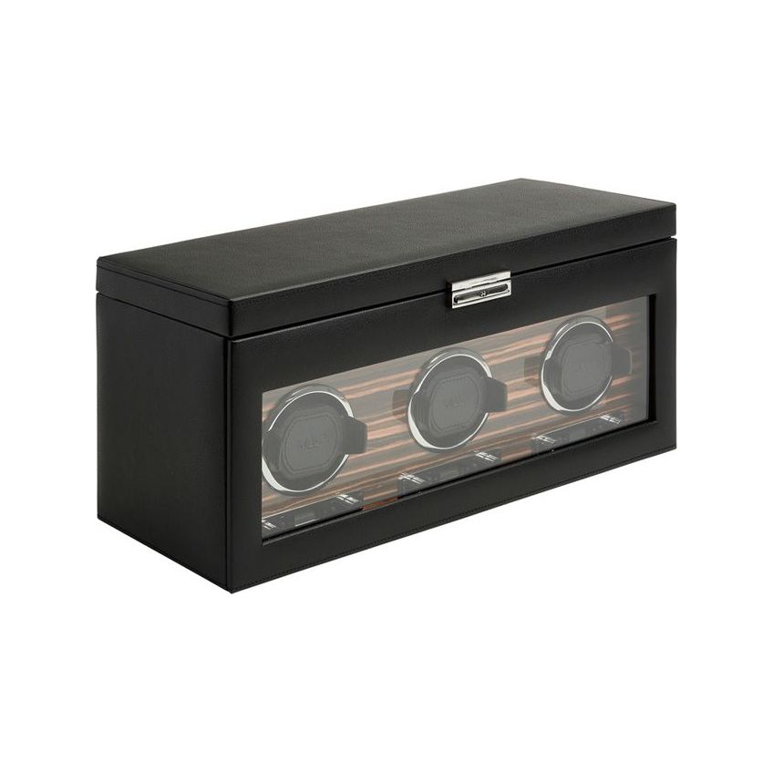 WOLF - Roadster Triple Watch Winder With Storage