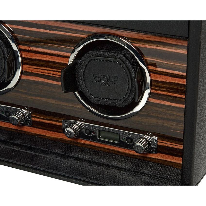 WOLF - Roadster Triple Watch Winder With Storage