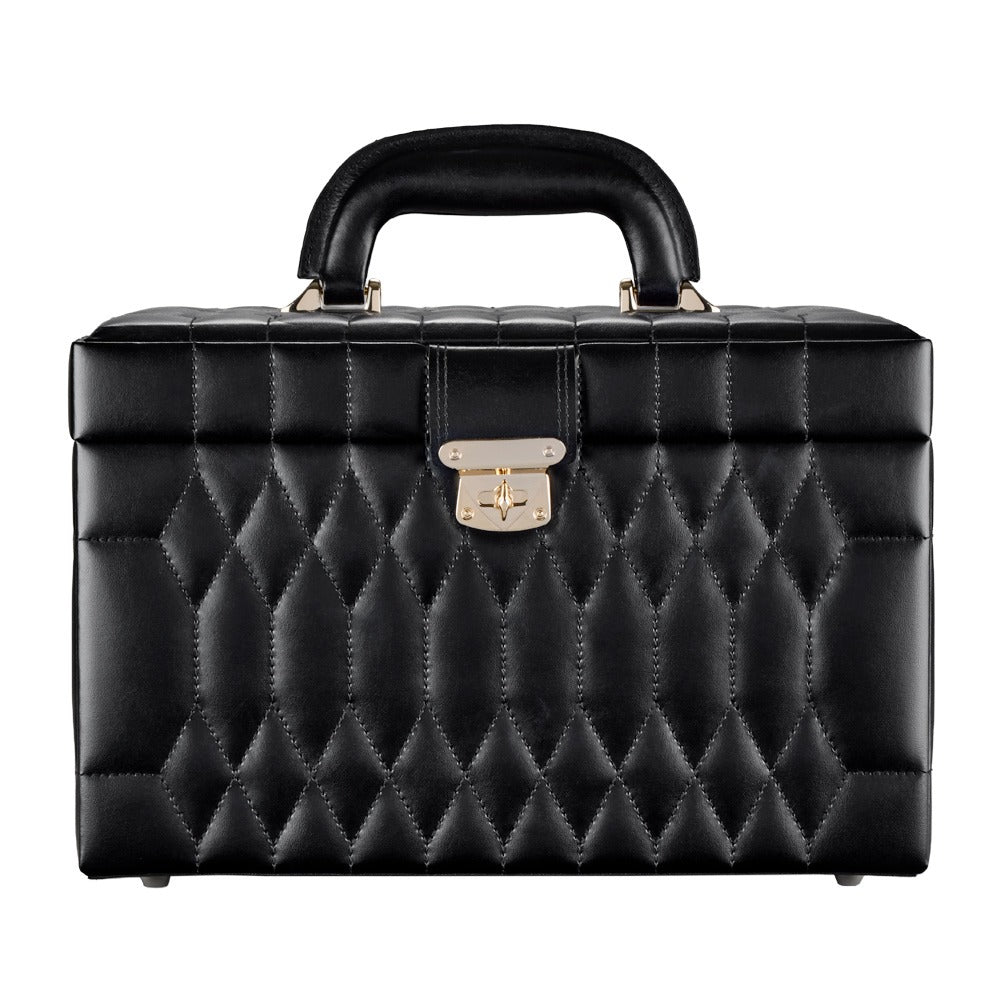 WOLF 1834 - Caroline Cosmetic Train Case - Black