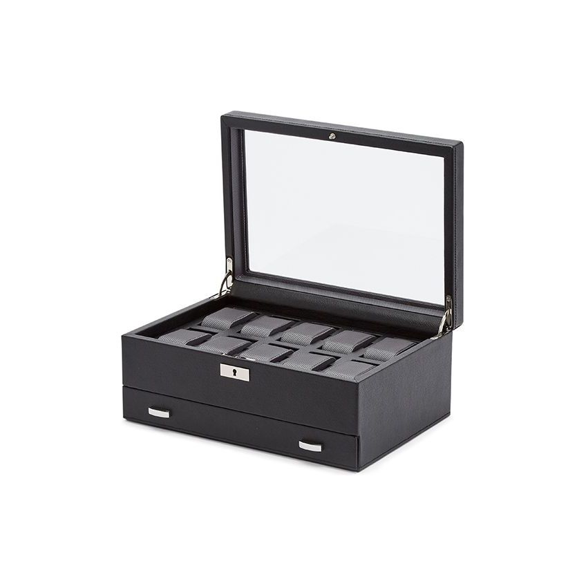 WOLF - Viceroy 10 Piece Watch Box With Drawer