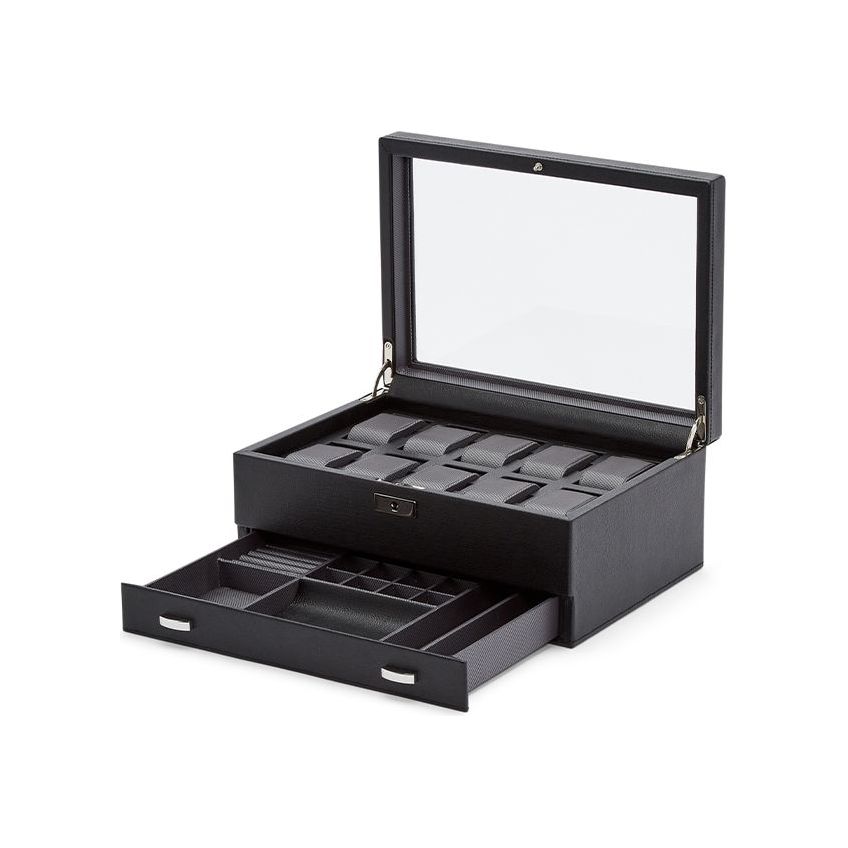 WOLF - Viceroy 10 Piece Watch Box With Drawer