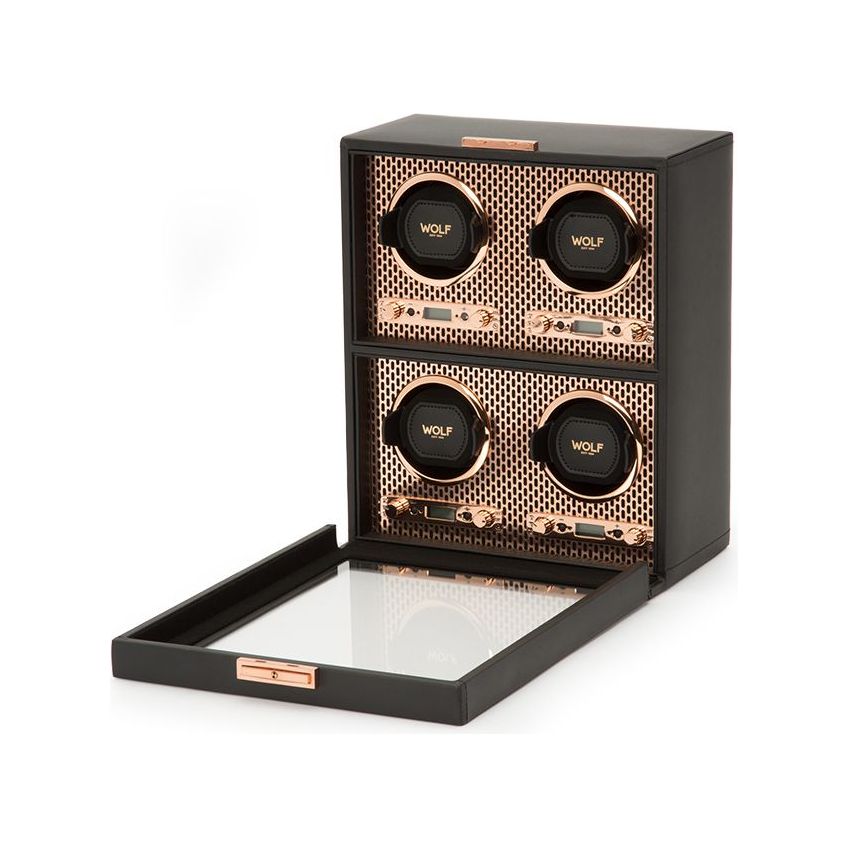 WOLF - Axis 4 Piece Watch Winder, Copper