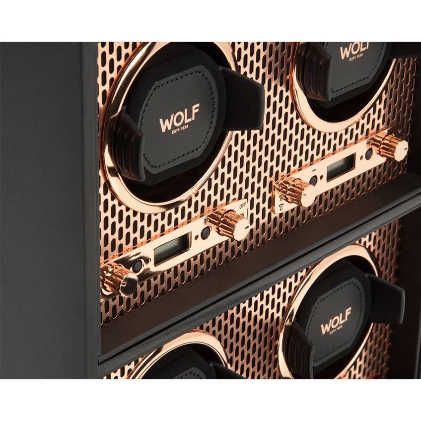 WOLF - Axis 4 Piece Watch Winder, Copper