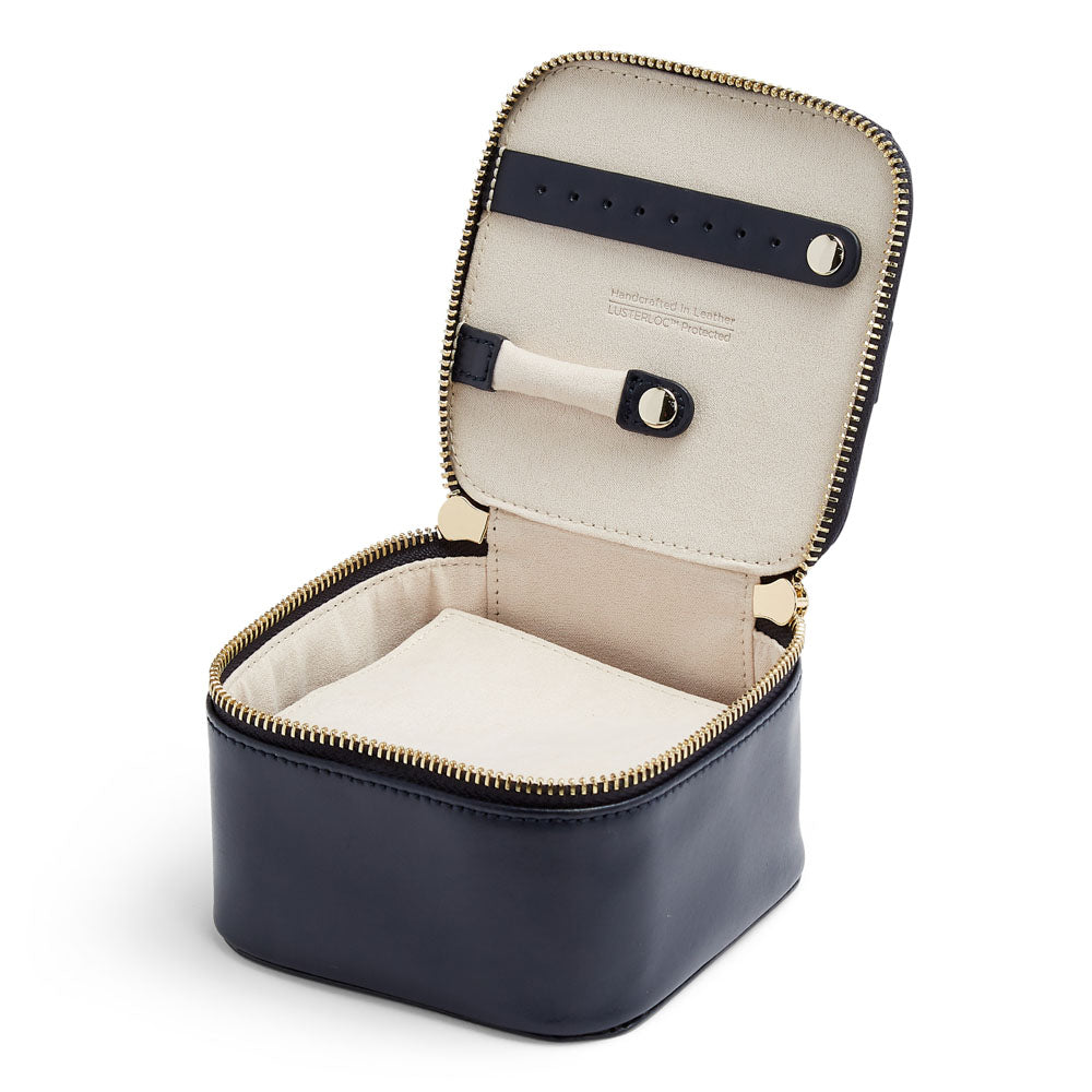 WOLF 1834 - Maria Zip Jewelry Cube - Navy