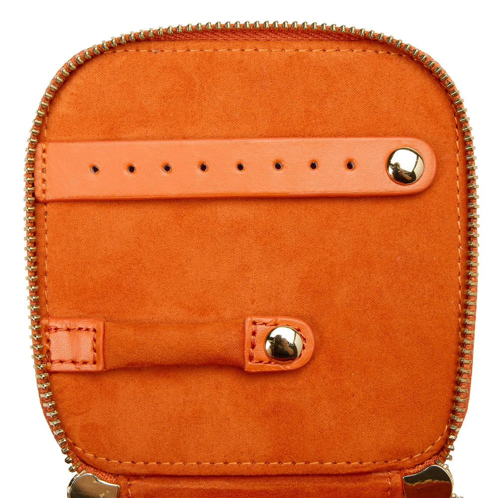 WOLF 1834 - Maria Zip Jewelry Cube - Tangerine