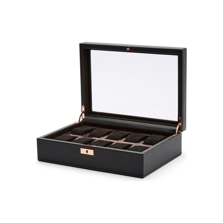 WOLF - Axis 10 Piece Watch Box, Copper