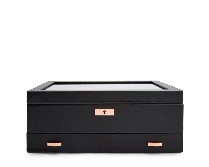 WOLF 1834 Axis 10 Piece Watch Box with Drawer - Copper - view 8