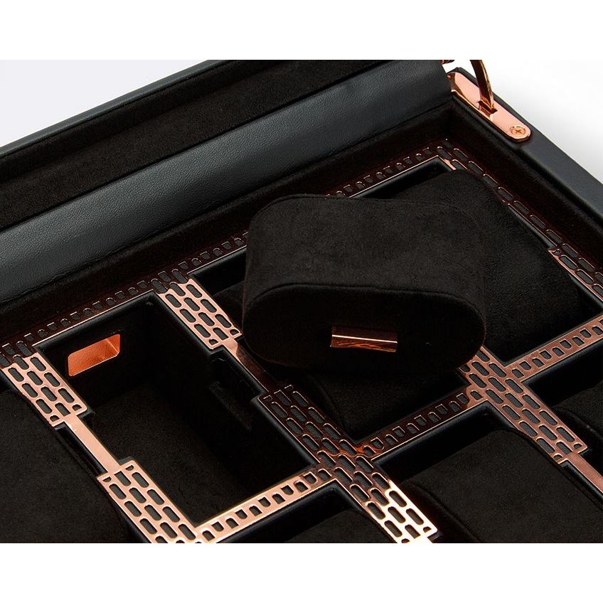 WOLF - Axis 15 Piece Watch Box, Copper