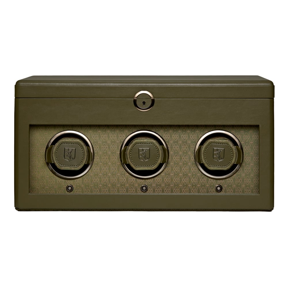 WOLF 1834 - Earth Triple Watch Winder - Olive