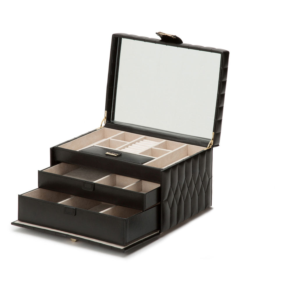 WOLF 1834 - Caroline Medium Jewelry Case - Black
