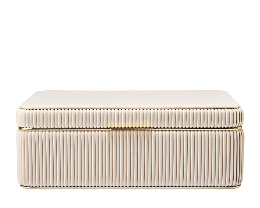WOLF 1834 - Bella Large Jewelry Box - Bone
