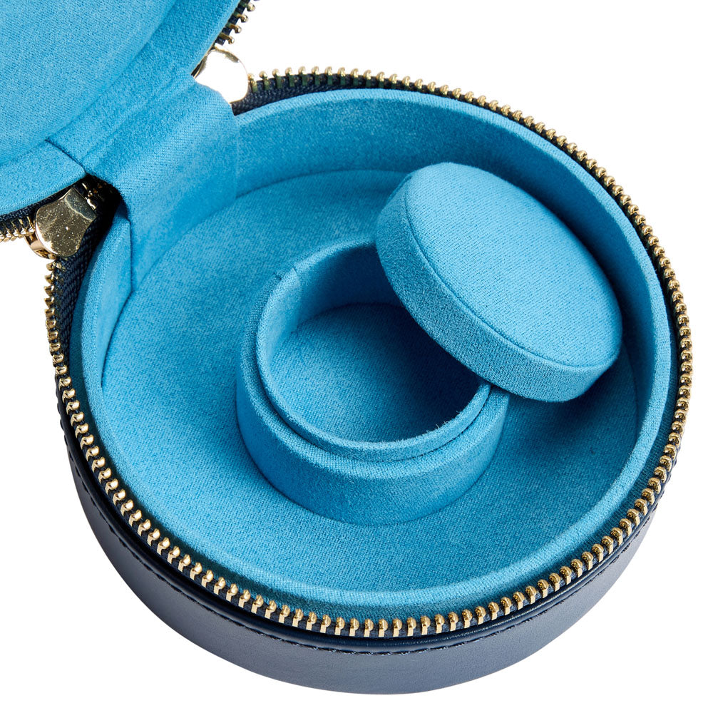 WOLF 1834 - Sophia Round Zip Case - Indigo
