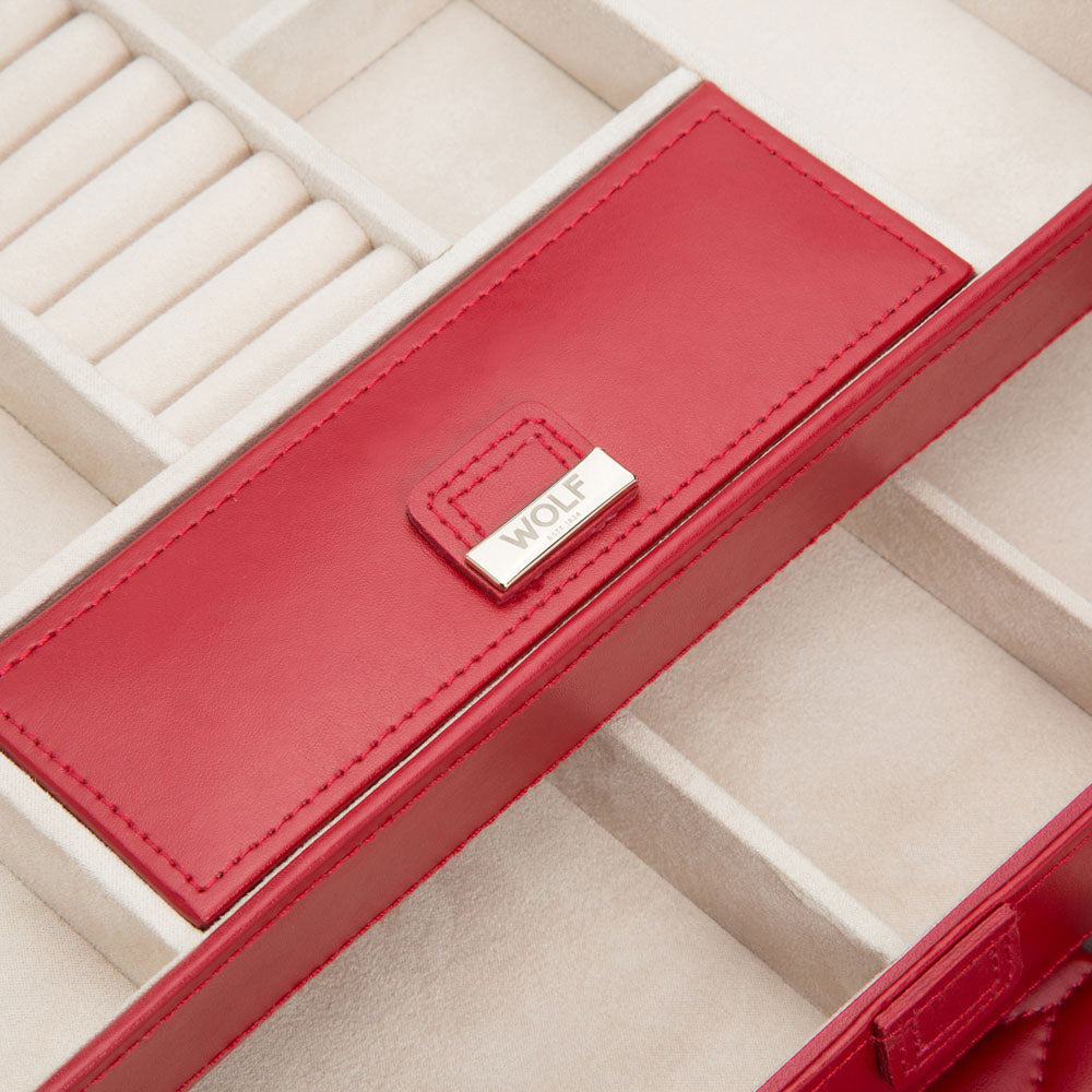 WOLF 1834 - Caroline Medium Jewelry Case - Red