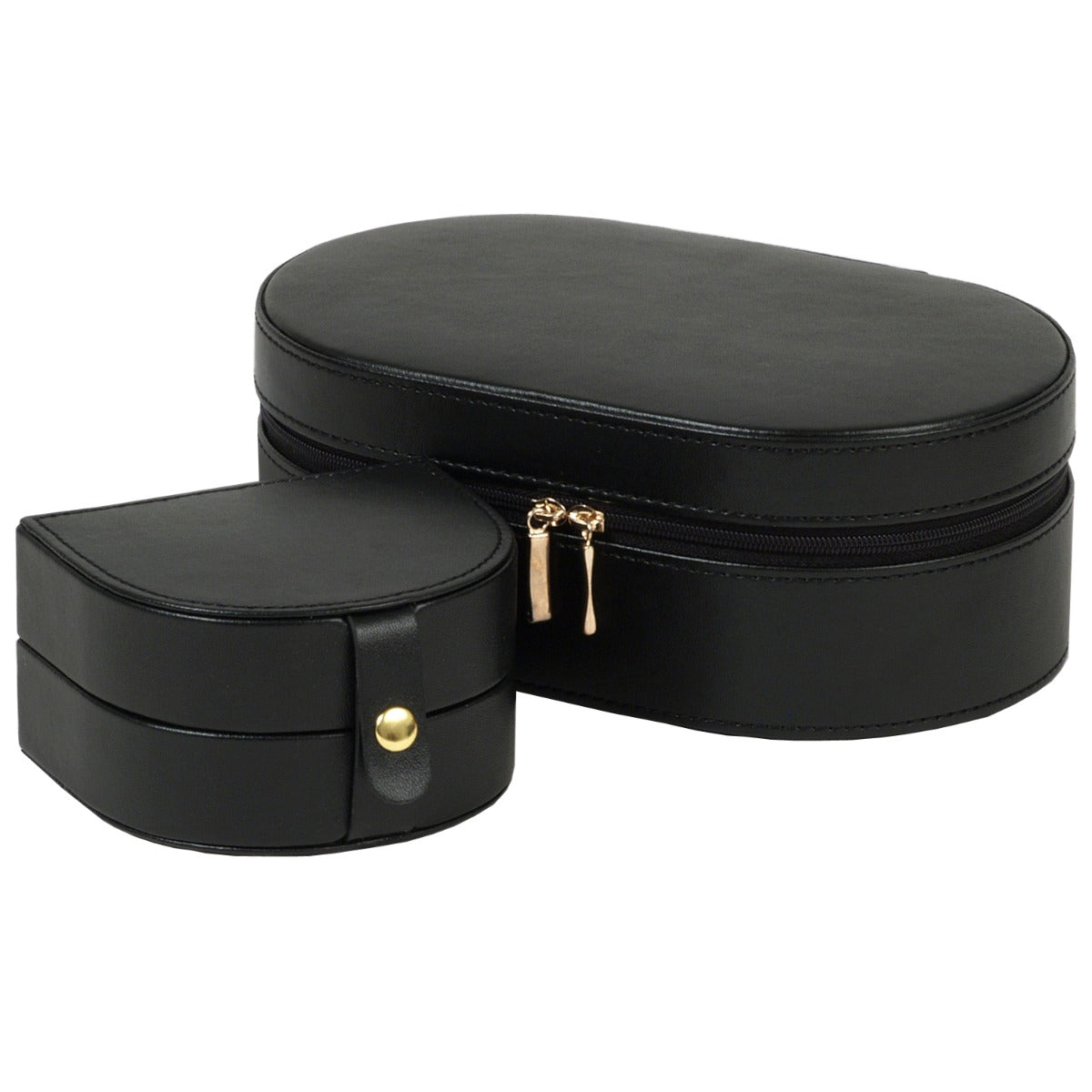 WOLF 1834 - Heritage Oval Zip Case - Black