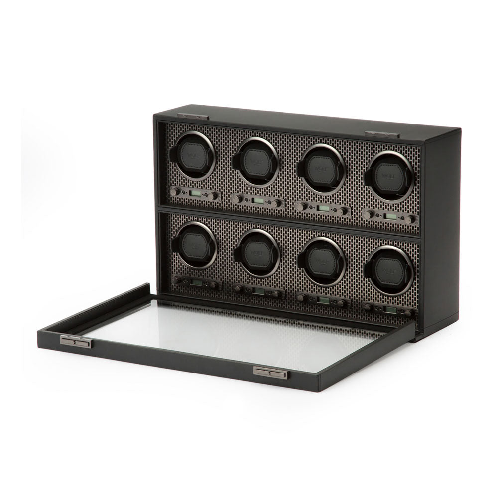WOLF 1834 - Axis 8 Piece Watch Winder - Powder Coat
