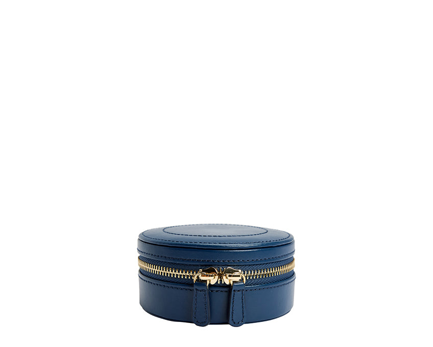 WOLF 1834 - Sophia Round Zip Case - Indigo