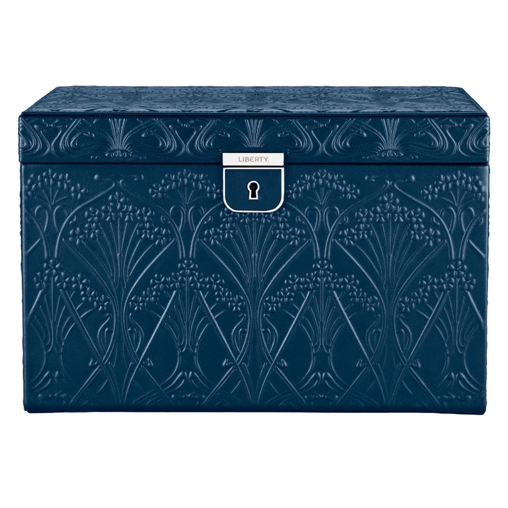 WOLF 1834 - WOLF X LIBERTY All Over Ianthe Large Jewelry Box - Navy