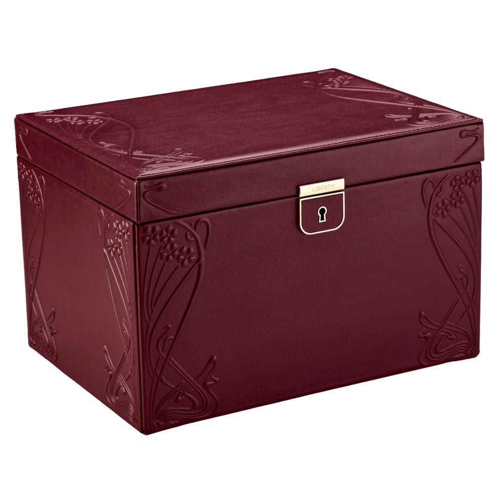 WOLF 1834 - WOLF X LIBERTY Ianthe Large Jewelry Box - Burgundy
