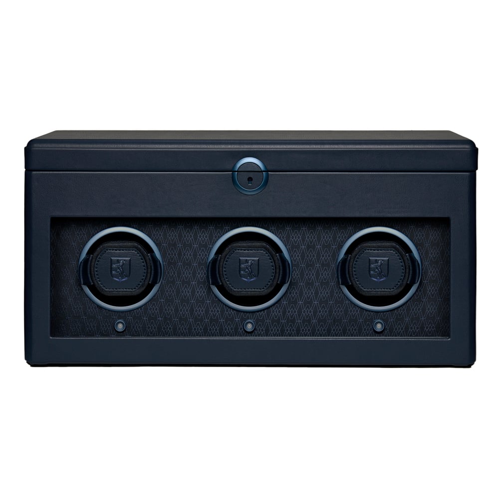 WOLF 1834 - Earth Triple Watch Winder - Midnight Blue