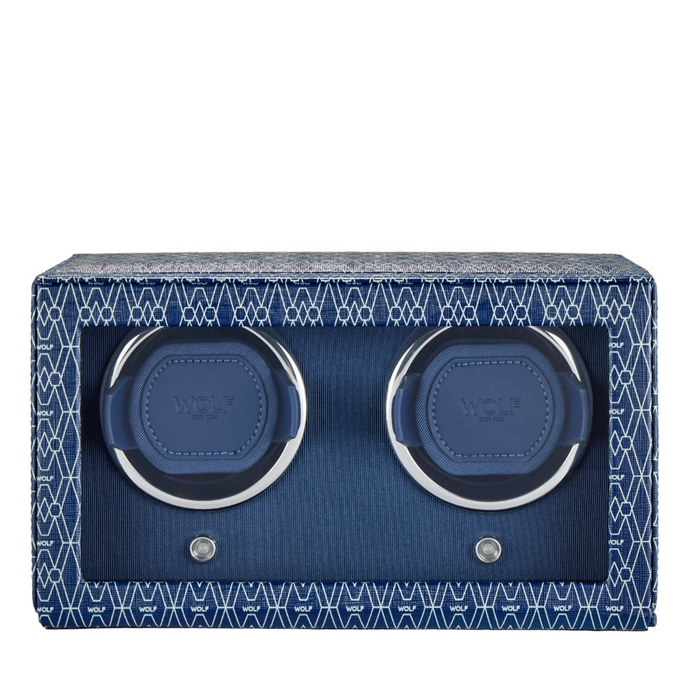 WOLF 1834 - Signature Double Watch Winder - Blue