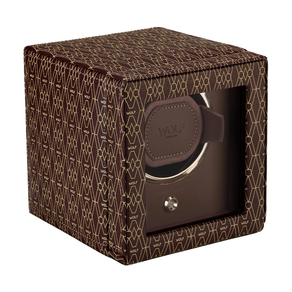 WOLF 1834 Signature Single Watch Winder - Brown