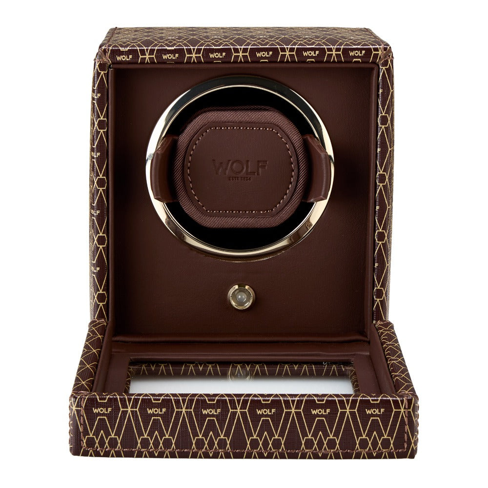 WOLF 1834 Signature Single Watch Winder - Brown - view 2