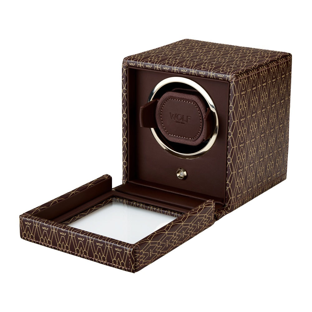 WOLF 1834 Signature Single Watch Winder - Brown - view 3