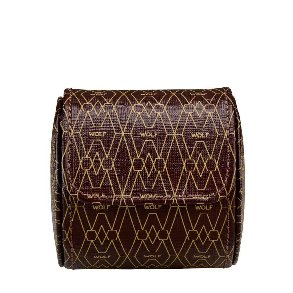 WOLF 1834 Signature Single Watch Roll - Brown - view 5