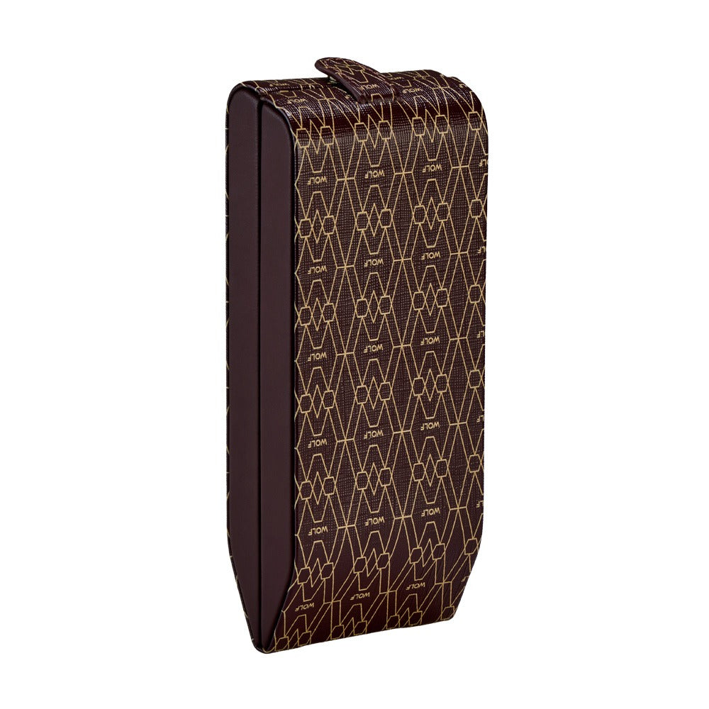 WOLF 1834 Signature Flip Watch Stand - Brown