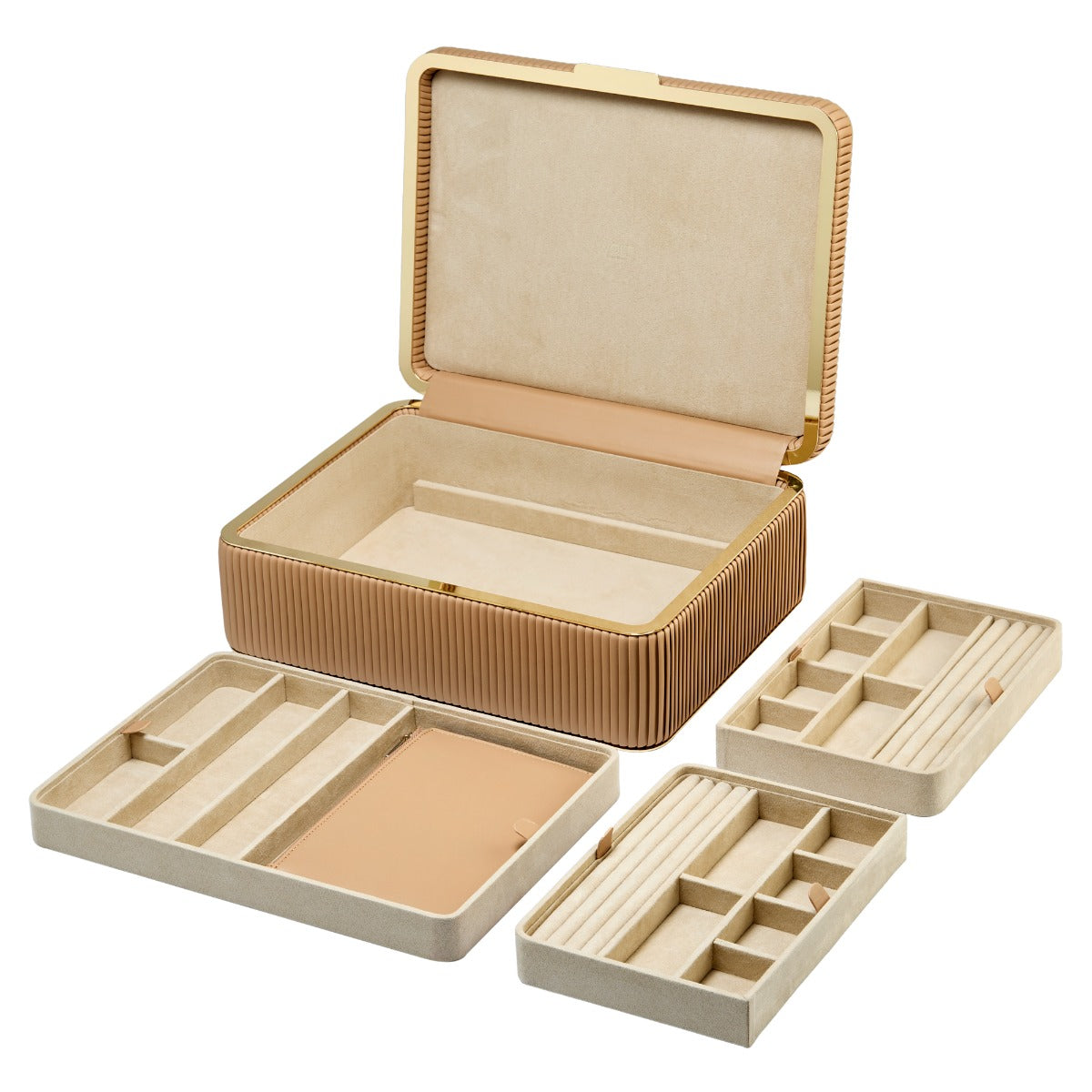 WOLF 1834 - Bella Large Jewelry Box - Mocha