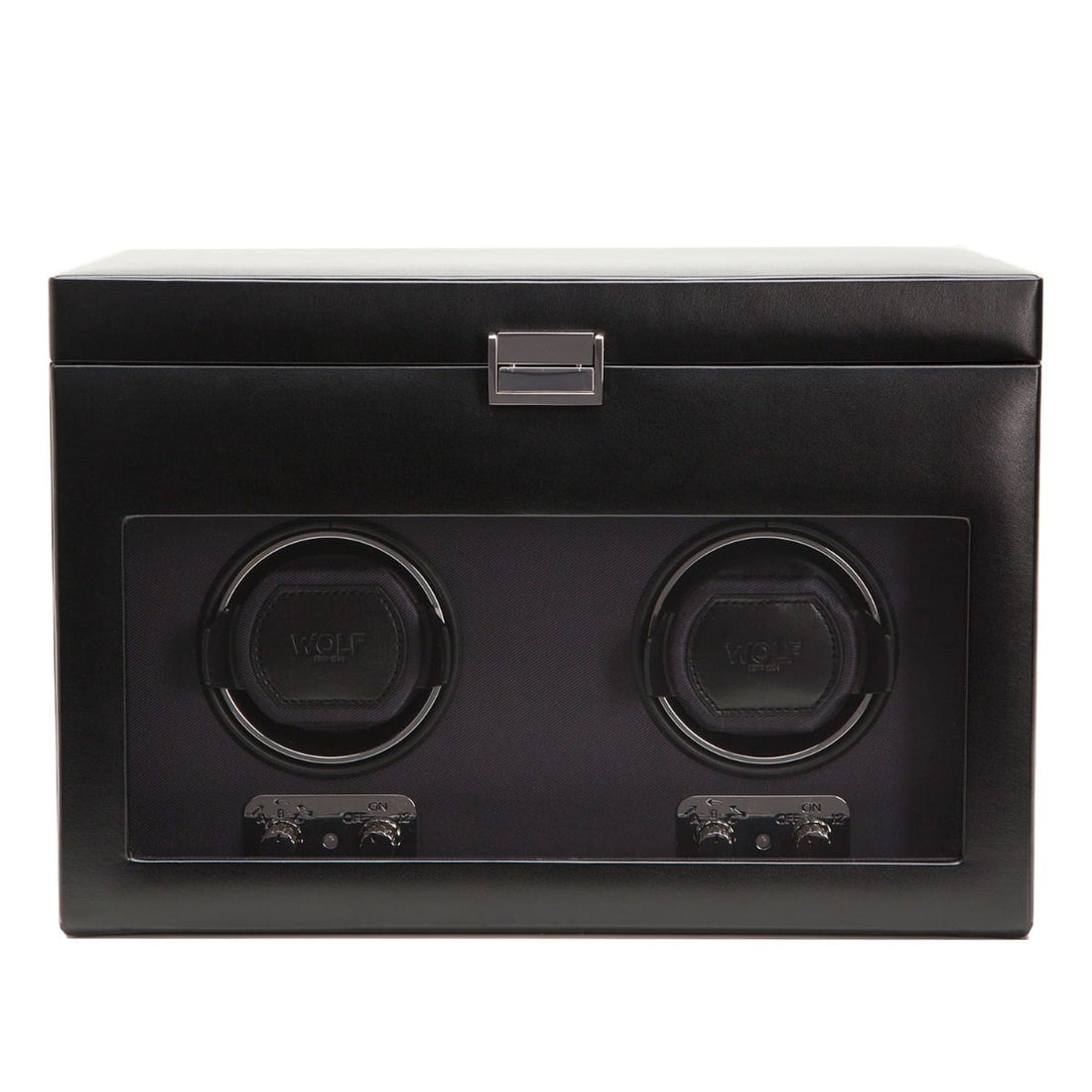WOLF 1834 - Heritage Double Winder with Storage - Black