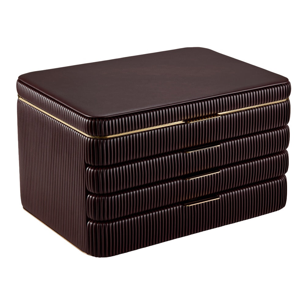 WOLF 1834 Bella Armoire Jewelry Box - Bordeaux - view 2