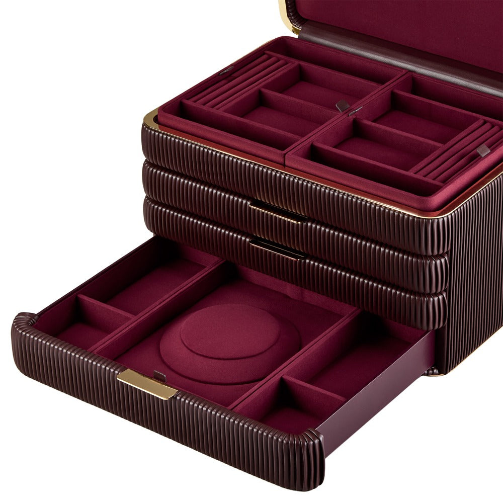 WOLF 1834 Bella Armoire Jewelry Box - Bordeaux - view 5