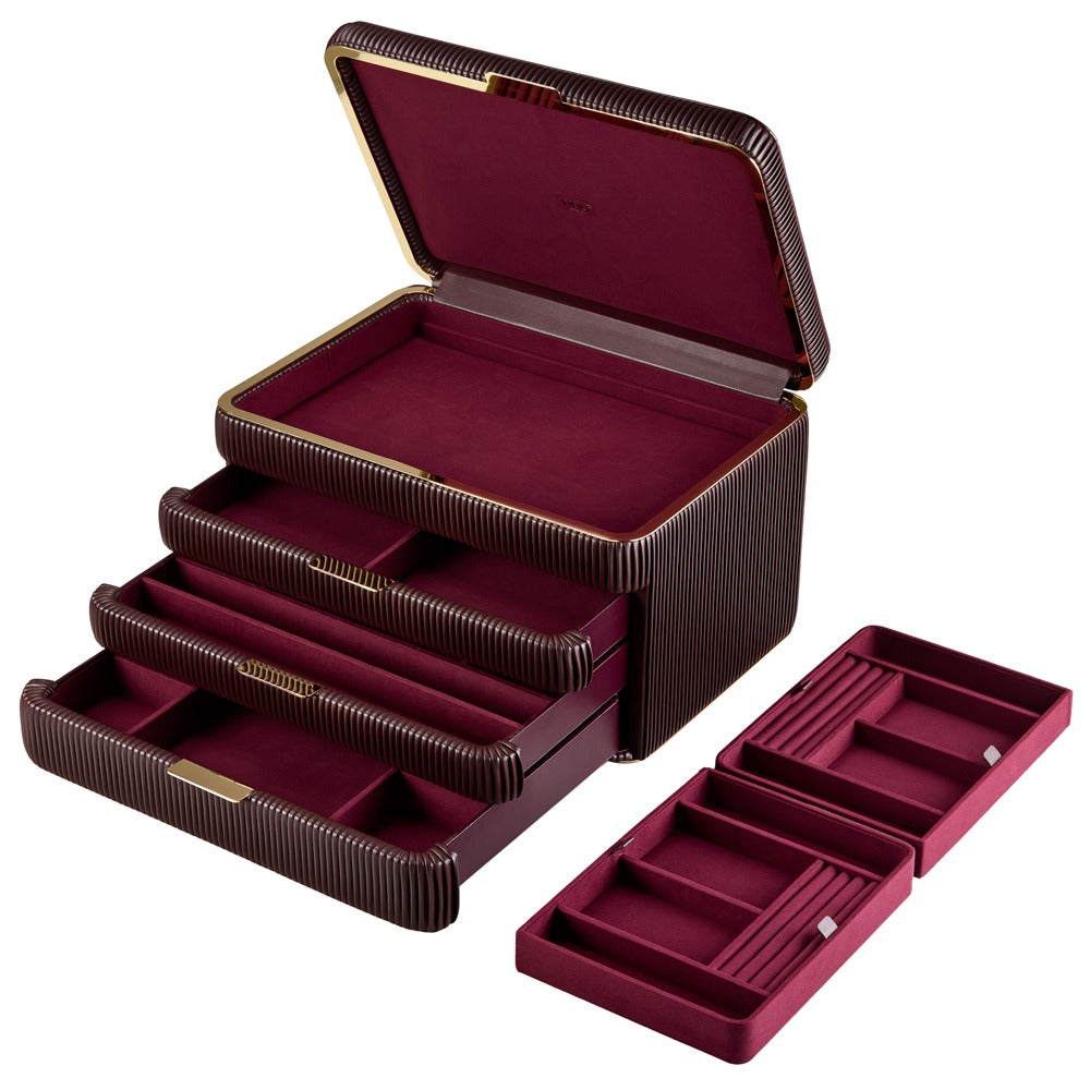WOLF 1834 Bella Armoire Jewelry Box - Bordeaux - view 4