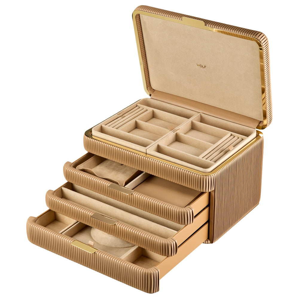WOLF 1834 Bella Armoire Jewelry Box - Mocha - view 3