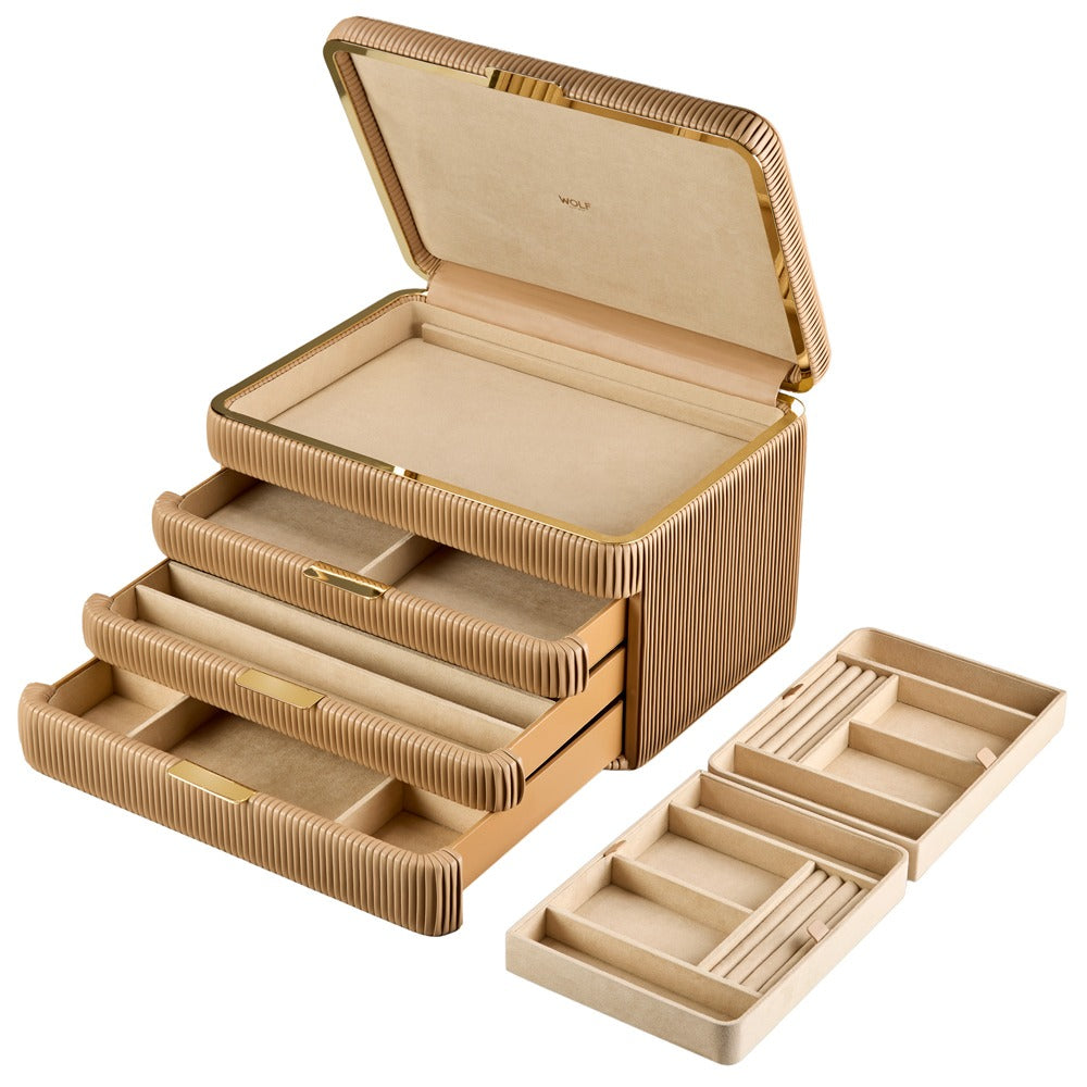 WOLF 1834 Bella Armoire Jewelry Box - Mocha - view 4