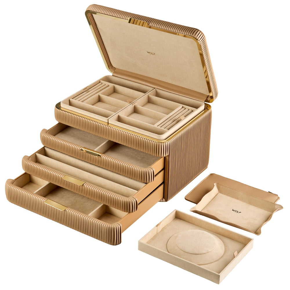 WOLF 1834 Bella Armoire Jewelry Box - Mocha - view 8
