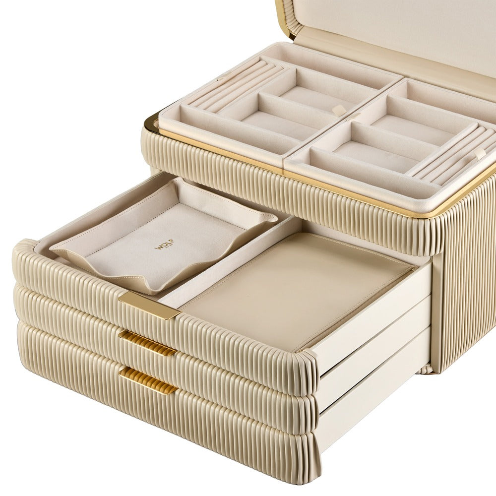 WOLF 1834 Bella Armoire Jewelry Box - Bone - view 7